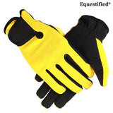 Children Riding Gloves - Neon Collection in Yellow