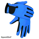 Children Riding Gloves - Neon Collection in Blue