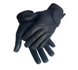 Gents Riding Gloves - All Leather in Black