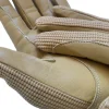 Ladies Riding Gloves - Cotton Leather in Beige - Image 3