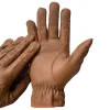 Gents Riding Gloves - All Leather in Tan - Image 5